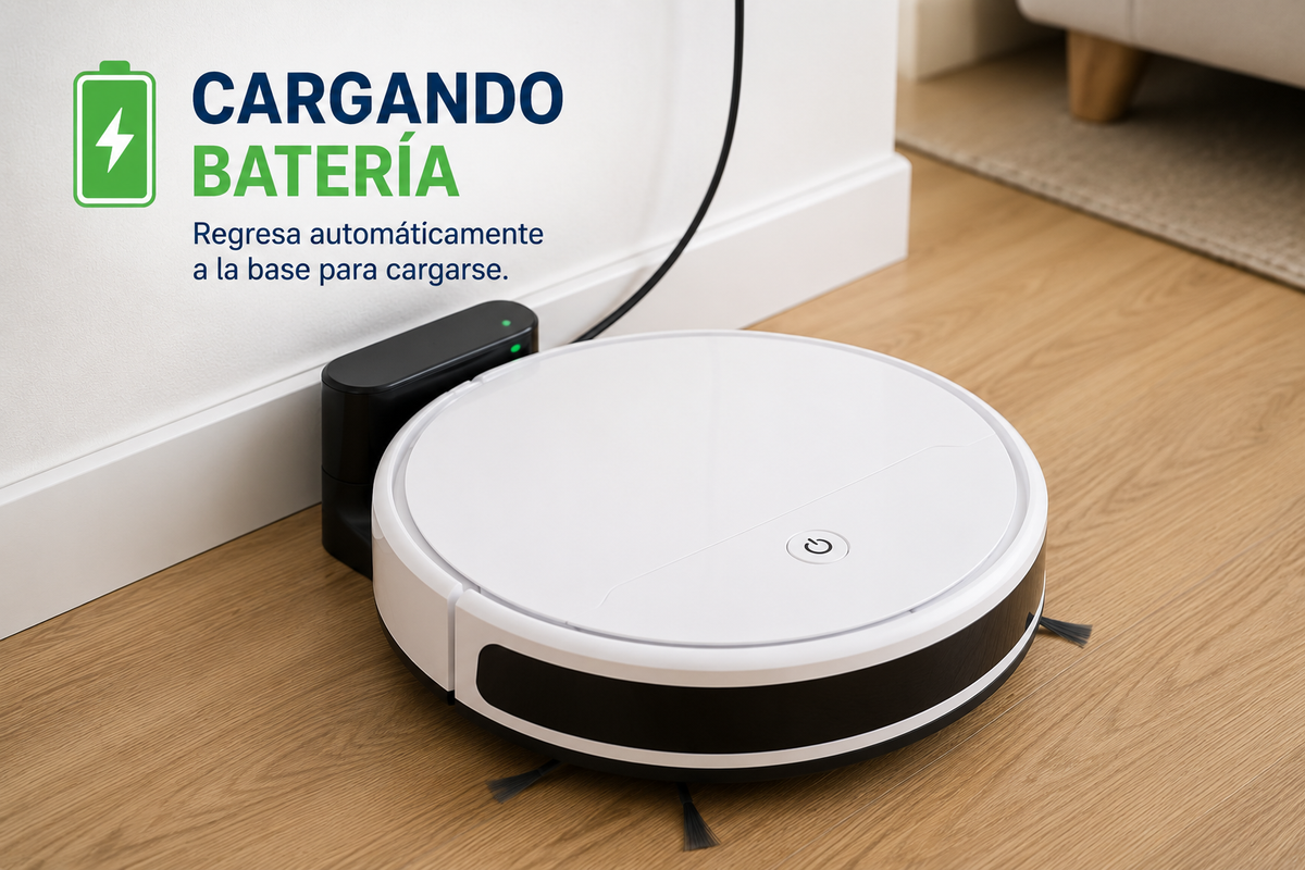 Robot Aspirador 3 en 1 – Limpieza Fácil y Automática